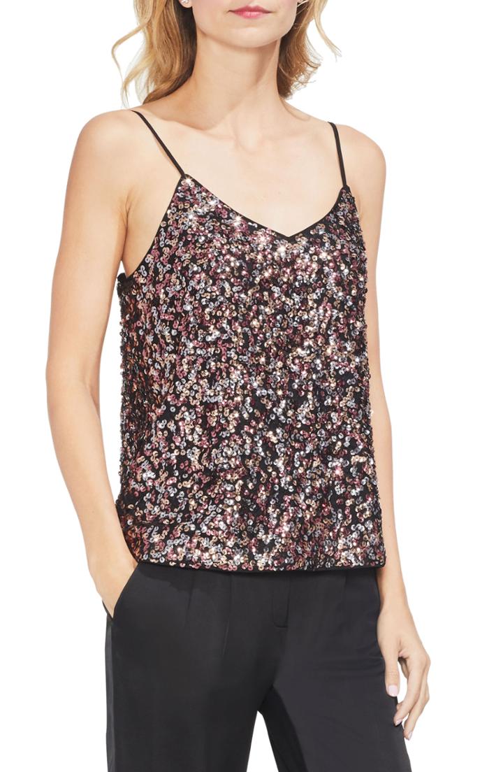 Women's Vince Camuto Sequin Camisole - Pink