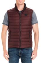 Men's Michael Kors Regular Fit Packable Down Vest - Burgundy (online Only)