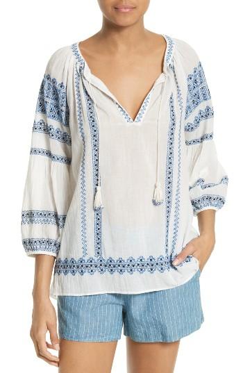 Women's Joie Gauge Embroidered Peasant Top