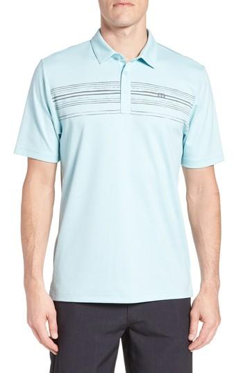 Men's Travis Mathew Boss Haus Fit Polo, Size Small - Blue