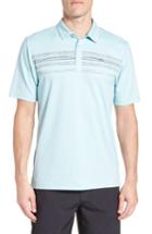 Men's Travis Mathew Boss Haus Fit Polo, Size Small - Blue