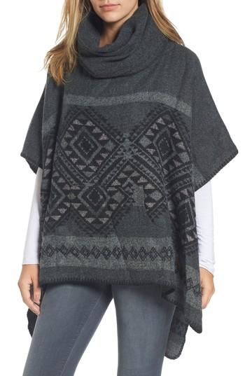 Women's Steve Madden Cowl Neck Poncho