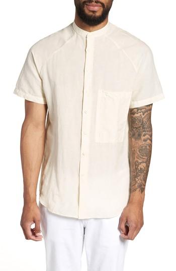 Men's Ymc Sunday Slim Fit Shirt - Ivory