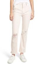 Women's Mother The Rascal High Waist Ankle Straight Leg Jeans - Pink