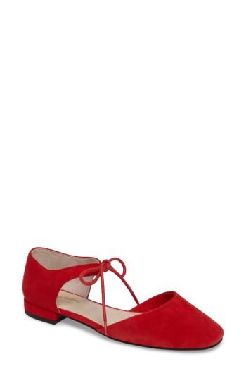 Women's Seychelles Prospect Tie Front Flat M - Red