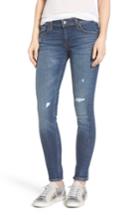 Women's Levi's 711 Ripped Skinny Jeans - Blue