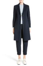 Women's Armani Collezioni Double Face Cashmere Coat - Blue