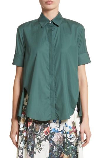 Women's Adam Lippes Cotton Poplin Trapeze Shirt