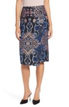 Women's Halogen Button Detail Skirt - Blue