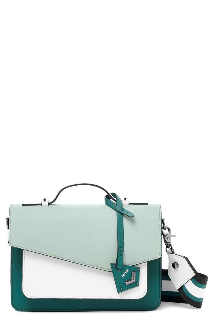 Botkier Cobble Hill Leather Crossbody Bag - Green