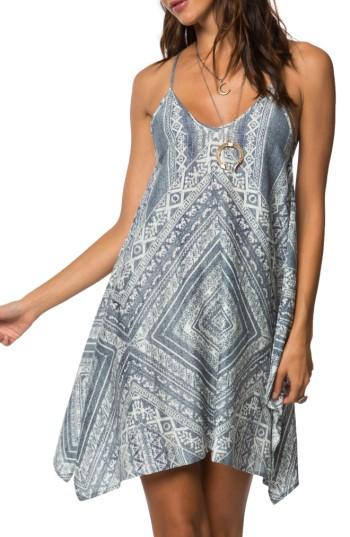 Women's O'neill Judd Print Swing Dress - Blue