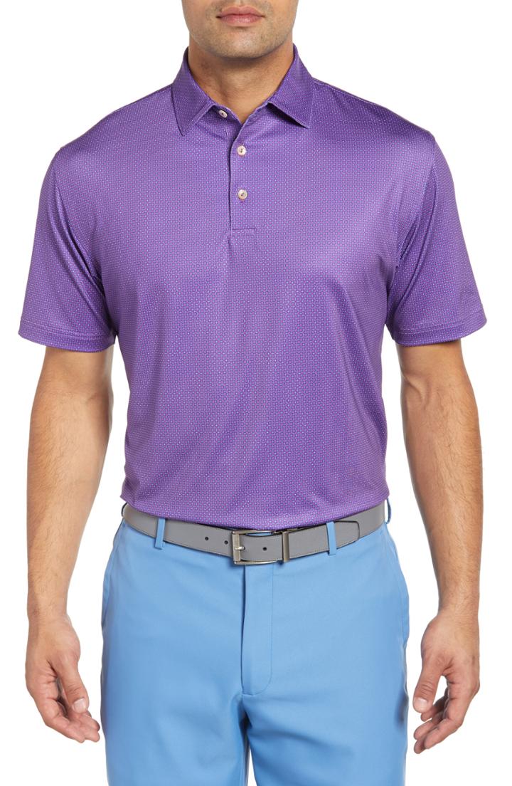 Men's Peter Millar Dayflower Classic Fit Polo - Purple