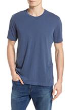 Men's James Perse Checkerboard Crewneck T-shirt (xs) - Blue
