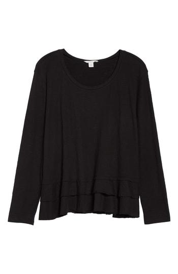 Women's Caslon Tiered Long Sleeve Tee