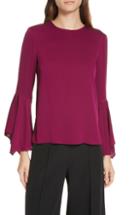 Women's Milly Stretch Silk Holly Top - Pink