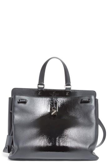 Valentino Garavani Large Pieper Leather Tote - Black