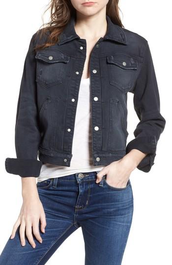Women's Hudson Jeans The Ren Trucker Jacket - Black