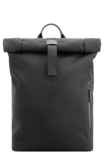 Men's Troubadour Nylon Backpack - Black