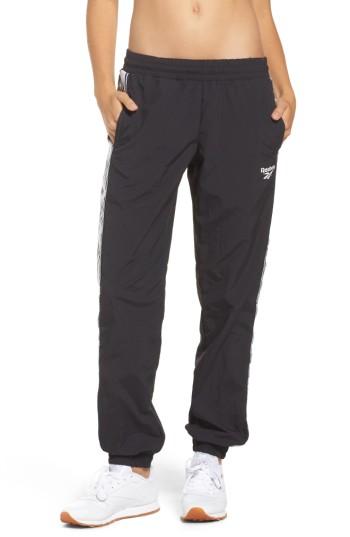 Women's Reebok Logo Track Pants - Black