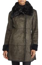 Women's Lauren Ralph Lauren Faux Shearling Jacket - Green