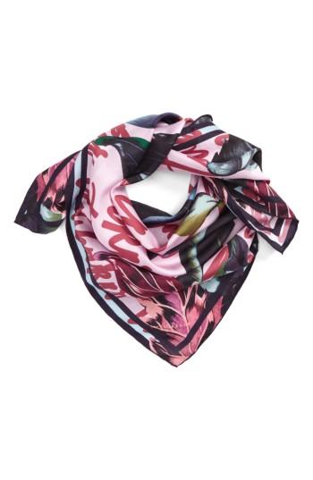 Women's Ted Baker London Eden Silk Scarf, Size - Pink