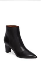 Women's Aquatalia Maia Weatherproof Pointed Toe Bootie .5 M - Black