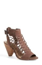 Women's Vince Camuto 'evel' Leather Sandal M - Beige