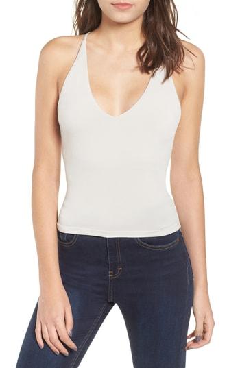 Women's Leith Deep V Halter Cami, Size - Grey