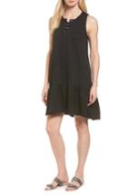 Women's Caslon Jersey Drop Waist Dress - Black