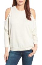 Women's Caslon Cold Shoulder Sweatshirt - Grey