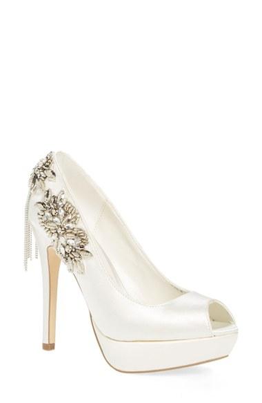 Women's Menbur Henares Crystal Embellished Platform Pump