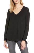Women's Cupcakes And Cashmere Emily's Favorite V-neck Sweater - Black
