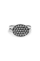 Women's Lagos Signature Caviar Horizontal Ellipse Ring