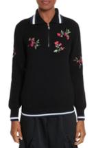 Women's Tricot Comme Des Garcons Half Zip Rugby Pullover