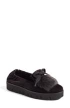 Women's Kennel & Schmenger Malu Suede & Genuine Shearling Slip-on Sneaker .5 M - Black