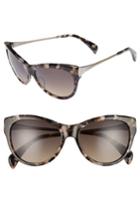 Women's Salt 55mm Polarized Cat Eye Sunglasses - Amber Turtle