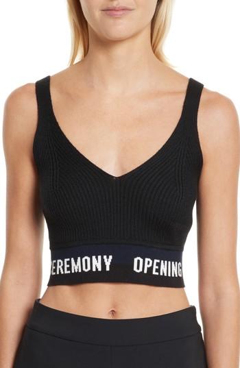 Women's Opening Ceremony Elastic Logo Knit Tank