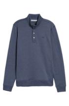 Men's Travis Mathew 'wall' Mock Neck Pullover, Size - Blue
