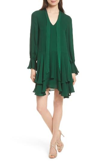 Women's Alice + Olivia Moran Tiered A-line Dress