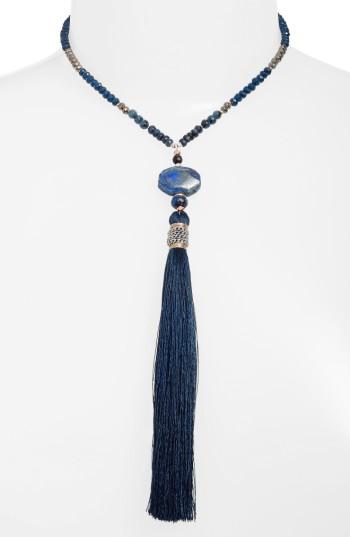 Women's Nakamol Design Extra Long Tassel Necklace