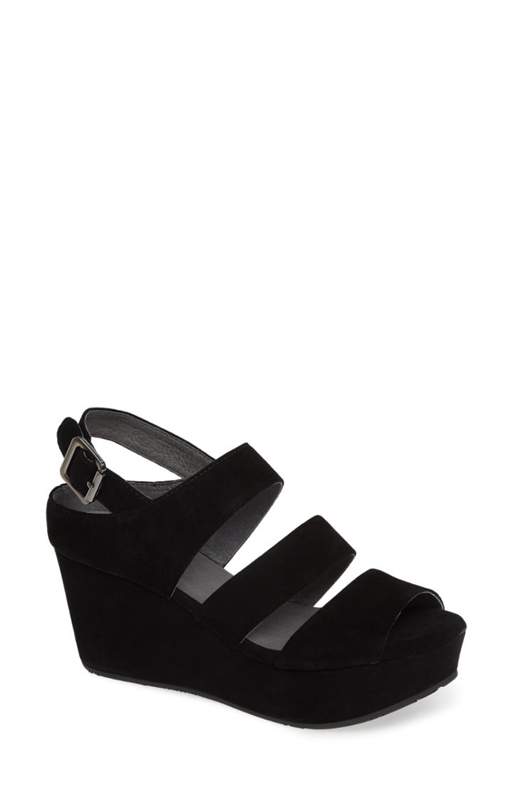 Women's Chocolat Blu Winslet Slingback Sandal .5 M - Black