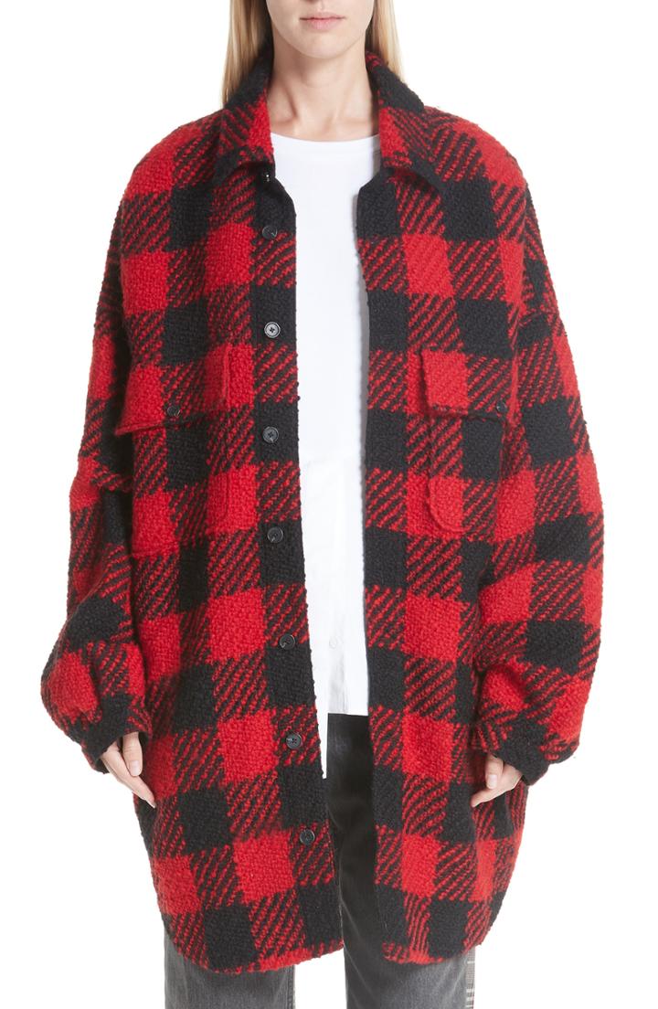 Women's Harris Wharf London Collarless Wool & Alpaca Coat
