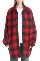 Women's Harris Wharf London Collarless Wool & Alpaca Coat