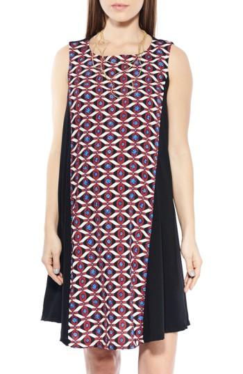 Women's Imanimo Print Maternity Shift Dress - Burgundy