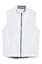 Men's Cutter & Buck Nine Iron Drytec Zip Vest - White