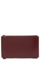 Women's Lodis Audrey - Lani Rfid Double-sided Leather Zip Pouch - Red