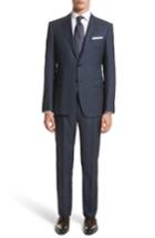 Men's Emporio Armani M-line Trim Fit Solid Wool Suit