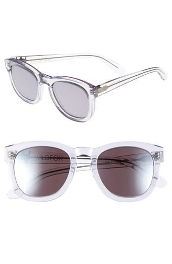 Women's Wildfox 'classic Fox - Deluxe' 52mm Sunglasses - Crystal