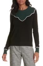 Women's Dolce & Gabbana Flower Embellished Wool Sweater Us / 40 It - Black