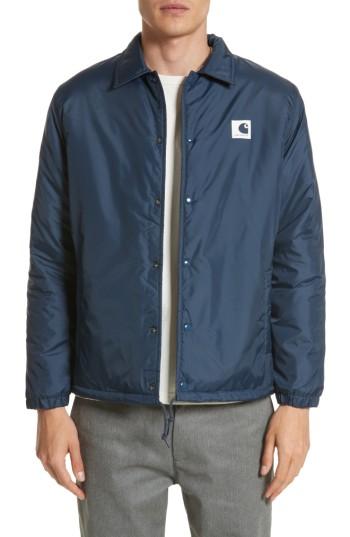 Men's Carhartt Work In Progress Coach Jacket - Blue